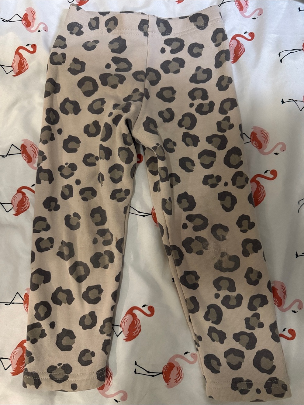 Carters 4t fleece lined animal print leggings